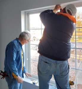 A man standing in a room