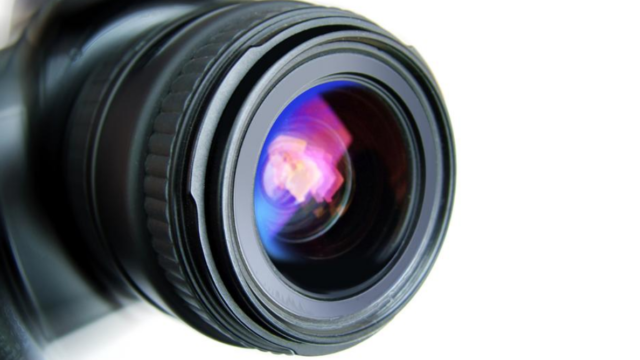 A close up of a camera