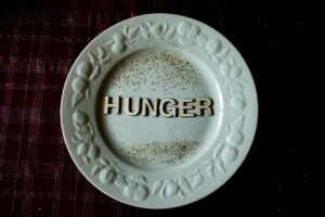 A close up of a plate