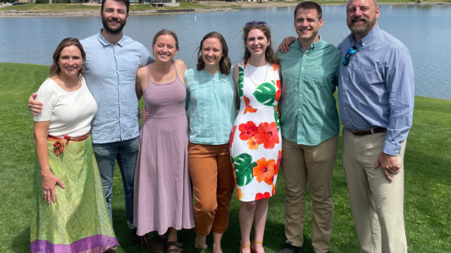 A group of people posing for a photo