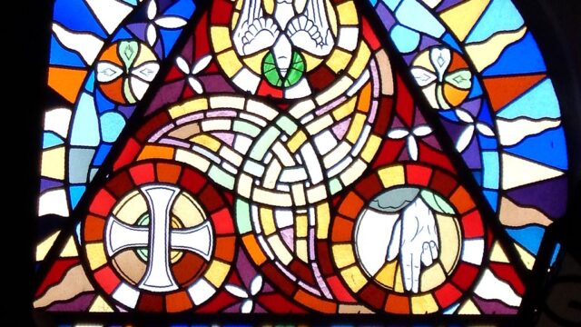 A close up of a window