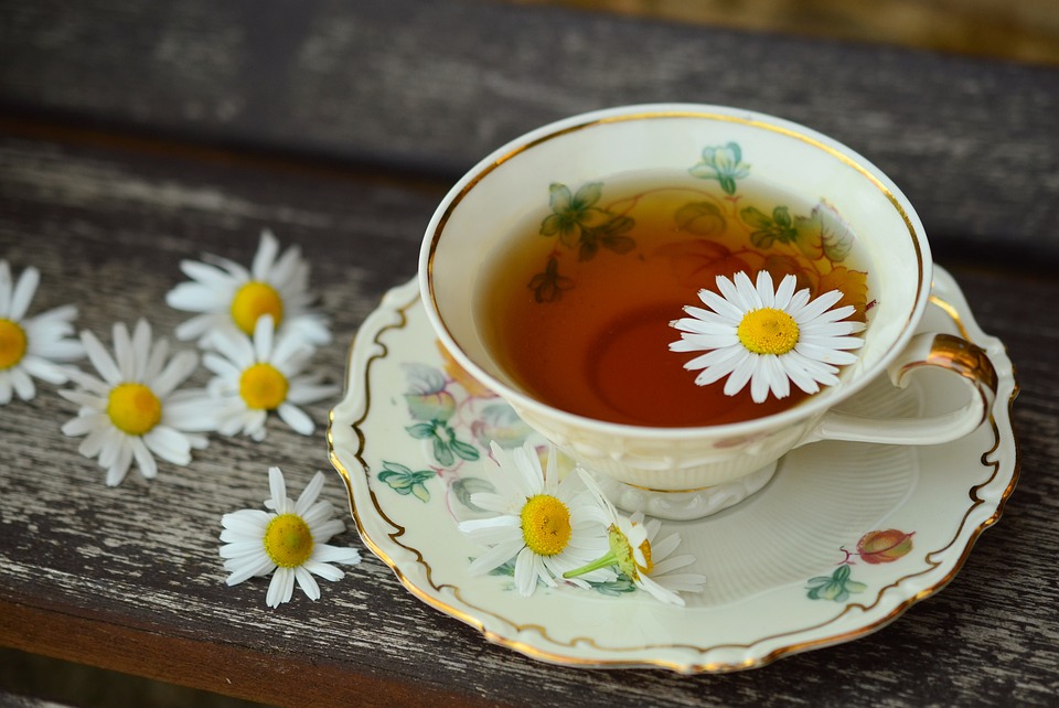 A cup of coffee on a table